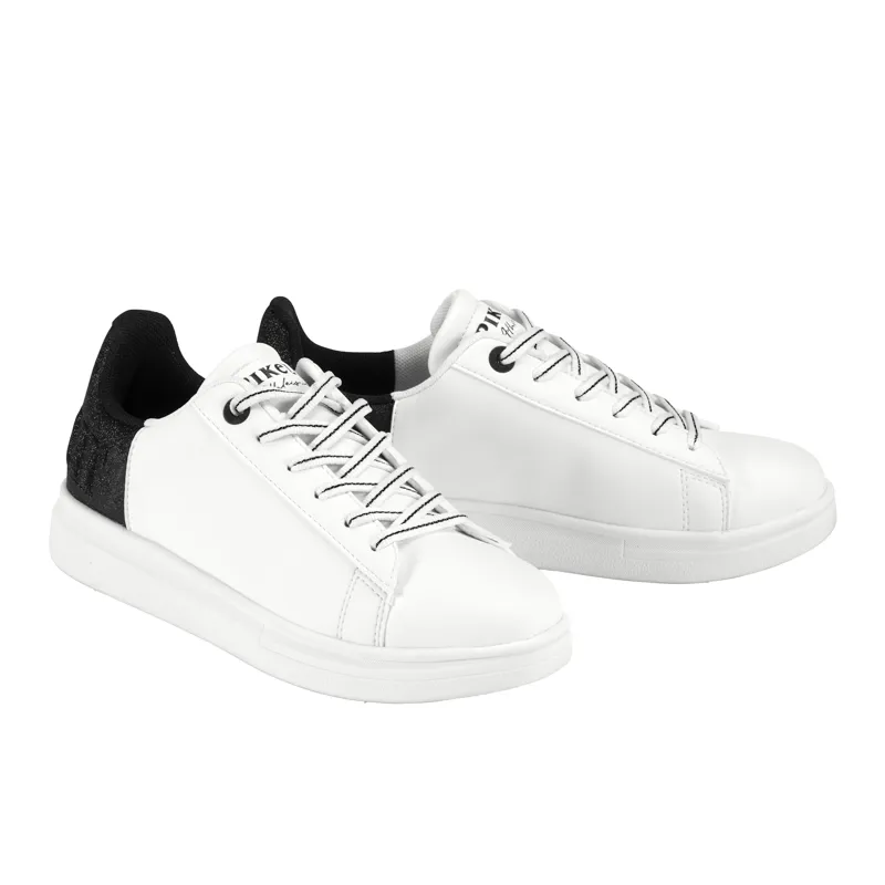 White sales glitter sneakers